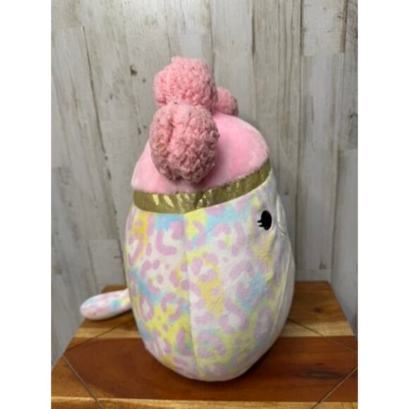 Squishmallows Beebz SquishDoos Pink & Yellow Cheetah Plush Toy Medium 10" - Picture 2 of 5